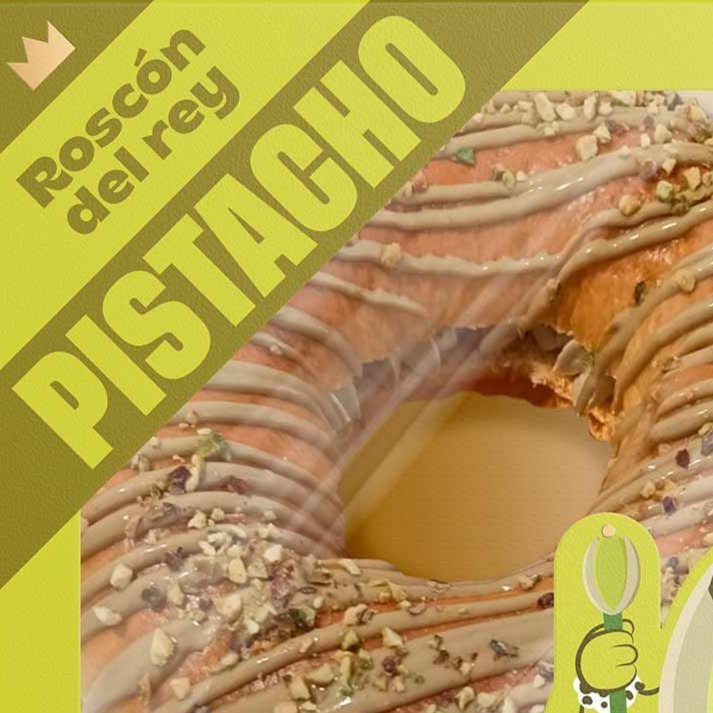 Roscón de pistacho