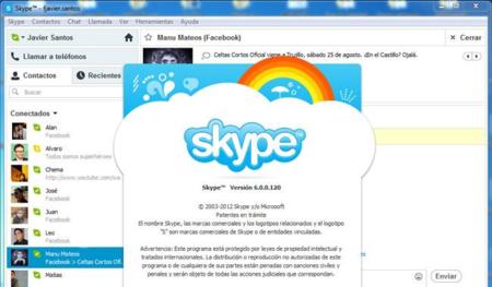 Skype 6.0 disponible para Windows y Mac OS X