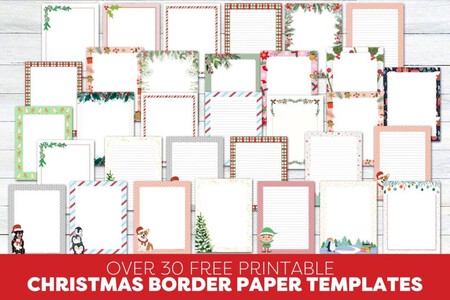 Christmas Border Paper