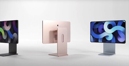 Este concepto imagina como serían los nuevos iMac basándose en el diseño de la Pro Display XDR y el iPad Pro