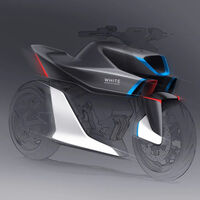 La revolución hecha moto es de un viejo socio de BMW. Tiene un agujero que la atraviesa y parece un ataúd híbrido con ruedas