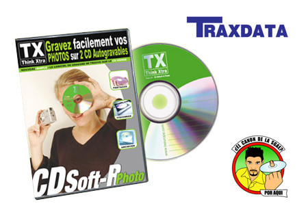 Cds autograbables sin canon, de Traxdata