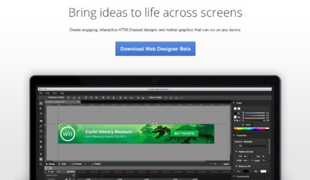 Google lanza Web Designer, su propia aplicación para crear anuncios con HTML5