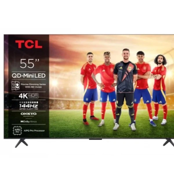 TV TCL 55C61KX7 55" (139,7 cm), MiniLED, 4K UHD, 144 Hz, Procesador AiPQ Pro, Smart TV, Quantum Dot