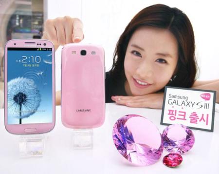 Samsung Galaxy S III de color rosa, edición limitada para el mercado surcoreano