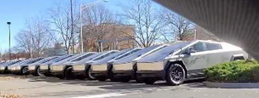 Tesla não sabe mais o que fazer com Cybertrucks que não vendem e decide empilhá-los em estacionamento de shopping, mas prefeitura da cidade está farta 