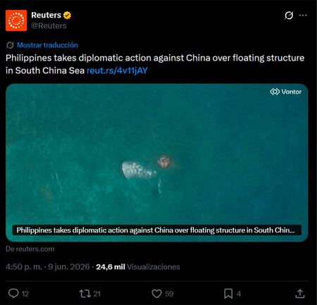 Imagen Satelite Estructura China Filipinas