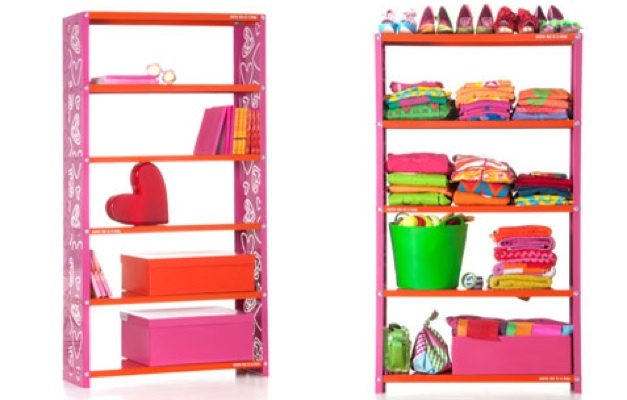 El almacenaje en la habitación del bebé