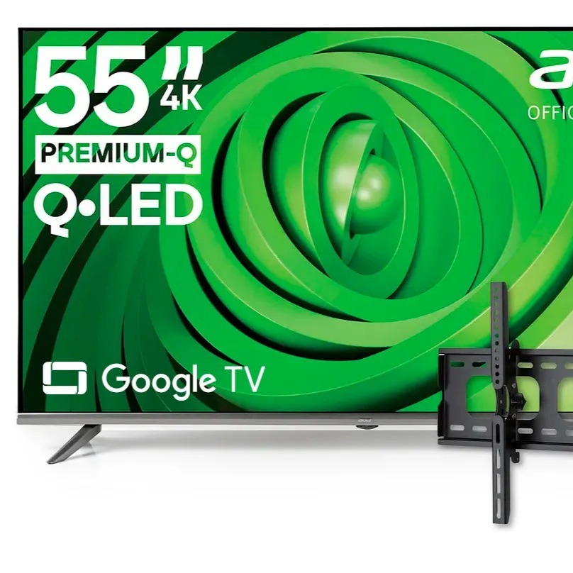 Smart Tv Acer 55 Pulgadas Pantalla 4k Qled Google Tv