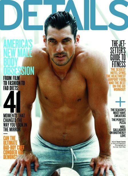 Otra portada más para David Gandy, esta vez en 'Details'