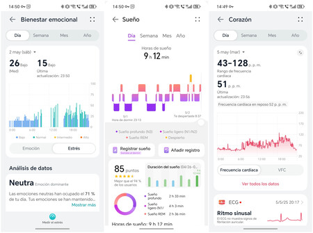 Ejemplos de informes generados en la app | Imagen: Xataka