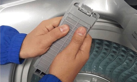 Limpiae filtro lavadora Samsung