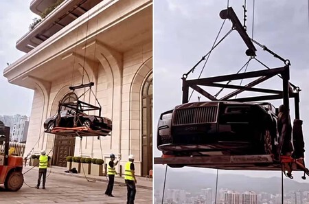 Rolls Royce Hoisted Featured Image