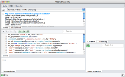 Dragonfly, el Firebug de Opera