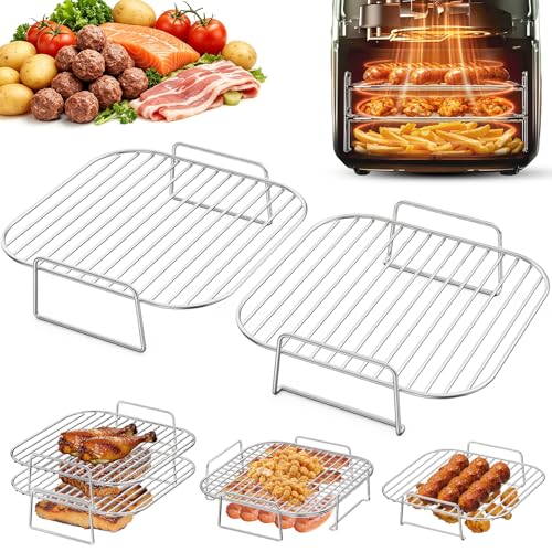 PETHREE Rejilla Freidora Aire, 2Pcs 