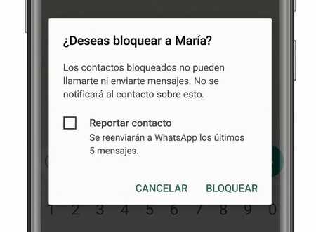 Bloquear Contacto Whatsapp