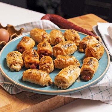Cómo hacer saladitos de hojaldre con tres rellenos originales y fáciles para el aperitivo 