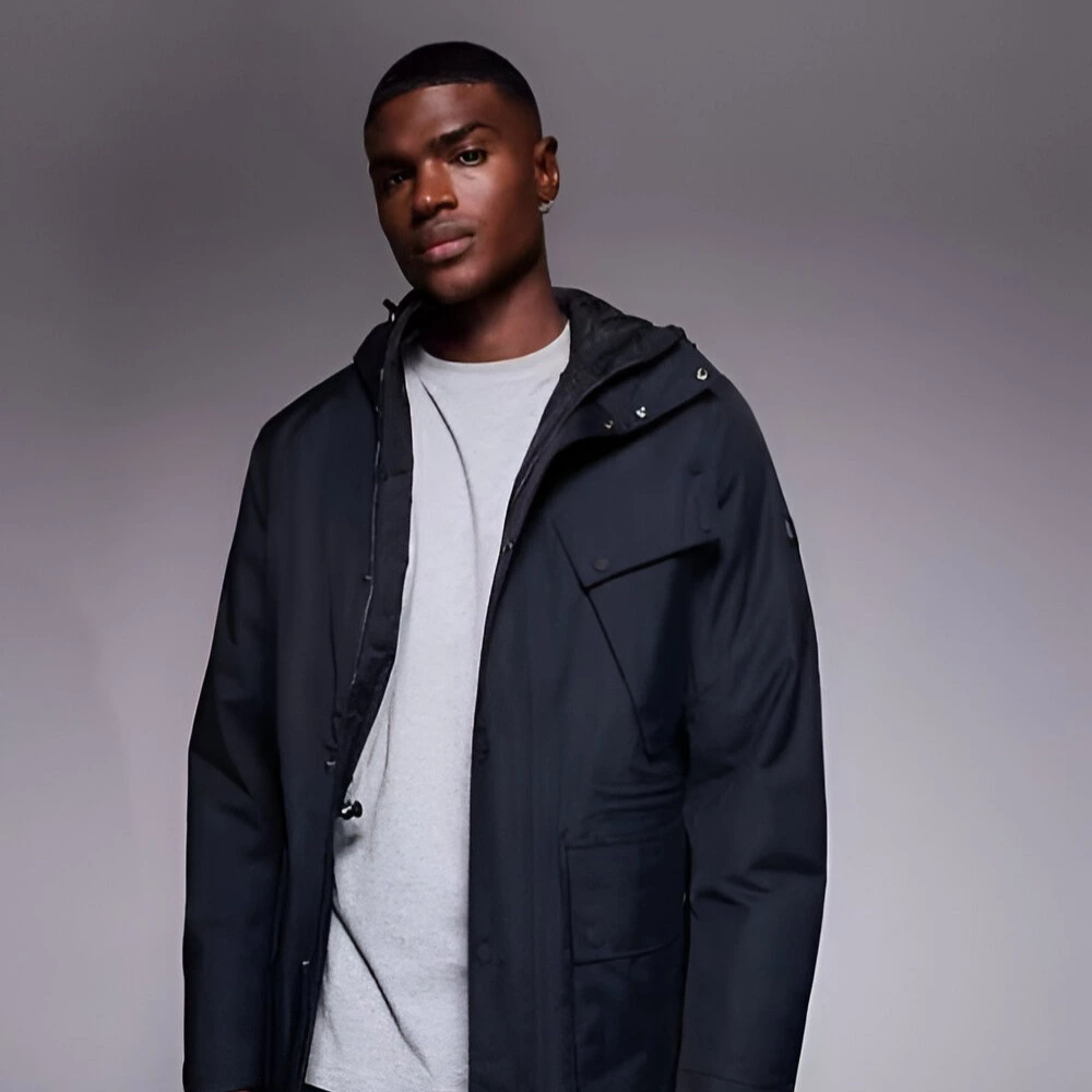 Chaqueta negra impermeable Endley de Barbour International

