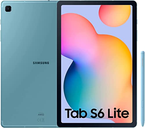 Samsung Galaxy Tab S6 Lite - Tablet de 10.4” (Procesador Qualcomm Snapdragon 720G, 4 GB RAM, 128GB Almacenamiento, Wifi, Android 12) Azul - Versión española
