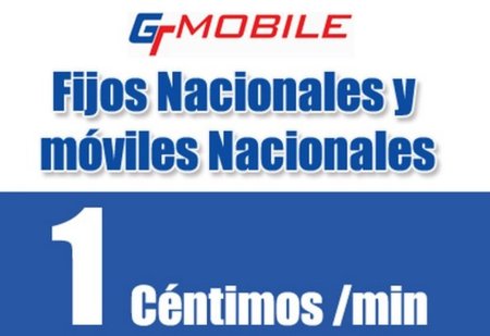 GT Mobile sustituye su tarifa nacional por 1 céntimo/minuto a todos