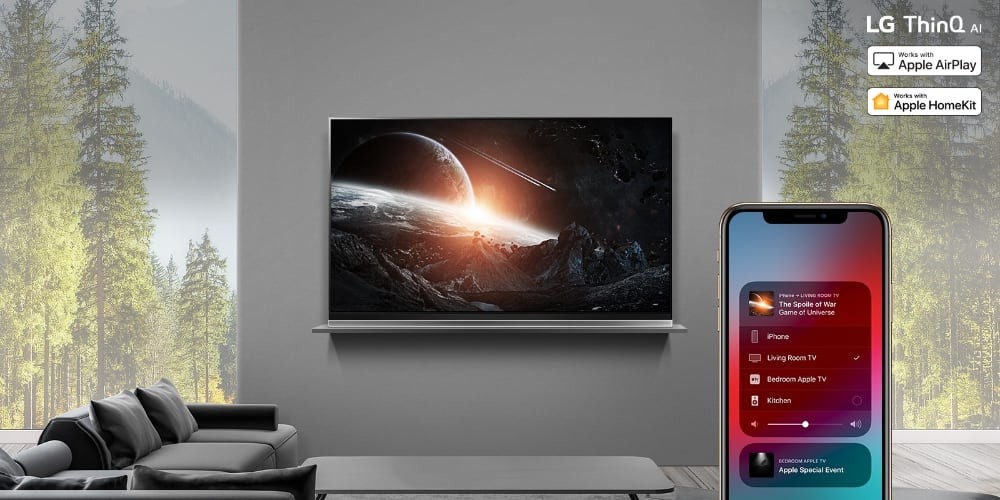 AirPlay 2 y HomeKit comienzan a llegar a los smart TV de LG de 2019