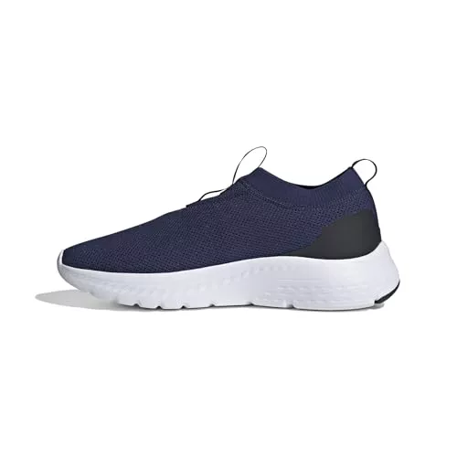 Adidas Hombre Cloudfoam Move Sock Shoes, Dark Blue/Cloud White/Core Black, 43 1/3 EU