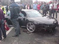 Audi R8 portugués va al Hospital (literalmente)