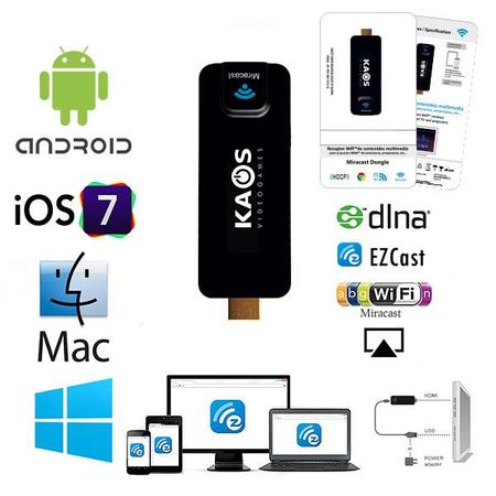 Algunas posibilidades del KAOS Miracast Dongle