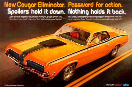 1970 Mercury Cougar Eliminator Boss 302