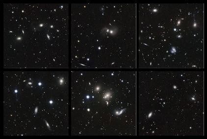 Galaxias "intimando" en el Cinturón de Hércules