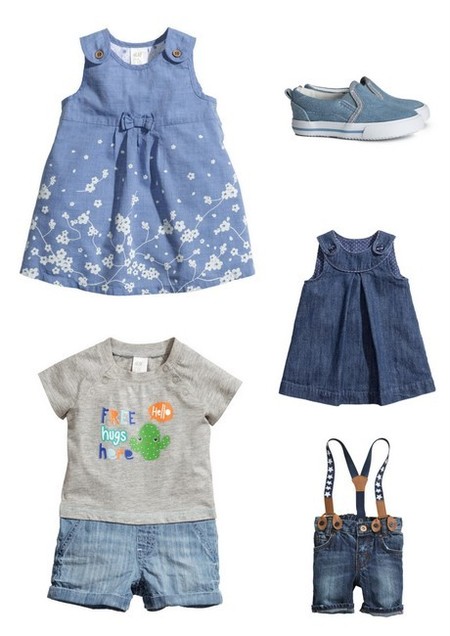 ropa bebés niño y niña denim hym