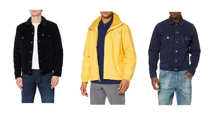 Chollos en tallas sueltas de cazadoras, forros polares y abrigos de marcas como Levi's, The North Face o Helly Hansen en Amazon