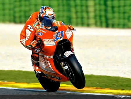 Casey Stoner, Test Valencia 2009