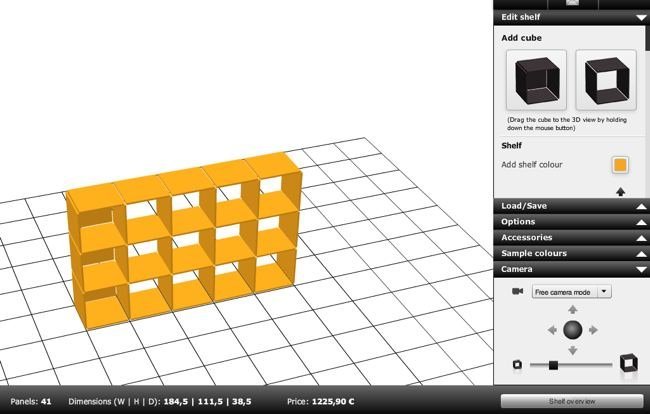 Qubing te ayuda a diseñar tu estantería