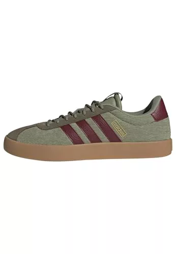 adidas VL Court 3.0 Shoes, Zapatillas Hombre, Tent Green Shadow Red Olive Strata, 44 EU