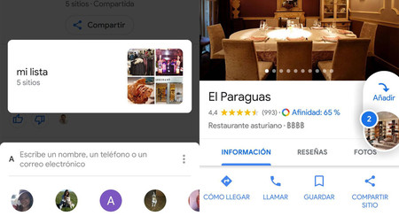 Google Maps estrena un nuevo modo de compartir muchos sitios fácilmente y votar en grupo
