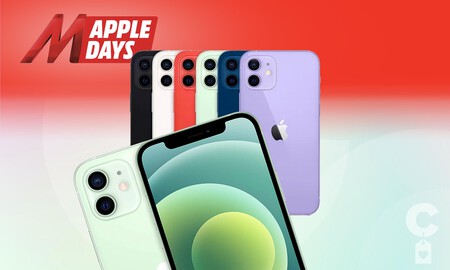 En los Apple Days de MediaMarkt tienes un iPhone 12 de 128 GB por 104 euros menos con financiación a 24 meses sin intereses