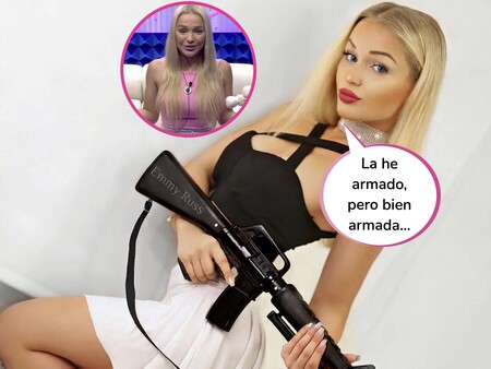 Sale a la luz el pasado más turbio y secreto de Emmy Russ: la princesita de 'Secret Story' estuvo en la cárcel por posesión de armas