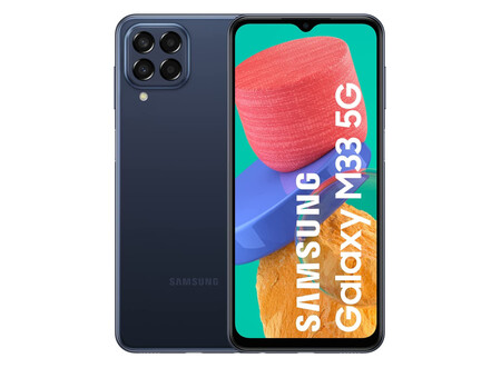 Samsung Galaxy M33 5G (128 GB) Azul - Teléfono Móvil Libre