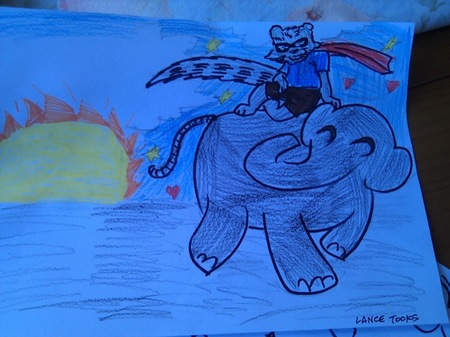 El mapache y el elefante de Lance Tooks 1