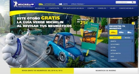 Revisa gratis tus neumáticos y llévate la guía verde Michelin