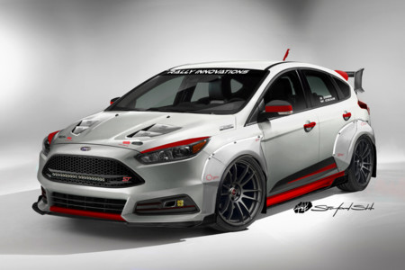 Este es un Ford ST de estilo rally para el SEMA