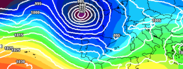 A deluge of snow is approaching Europe this weekend and the epicenter of the storm is very clear: Spain