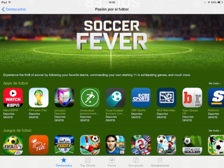 La Pasión por el Fútbol llega a la App Store