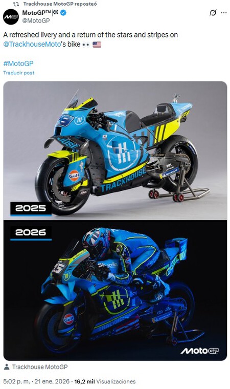 Trackhouse Motogp 2026