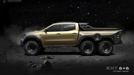 ¡Descomunal! La Mercedes-Benz Clase X se pasa a la moda 6x6 apocalíptica de la mano de Carlex Design