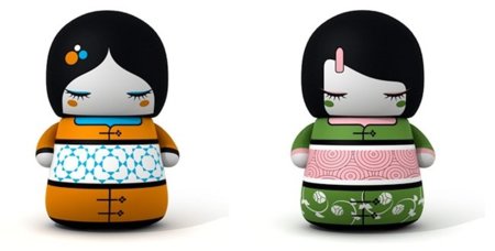 Memorias Kokeshi Dolls