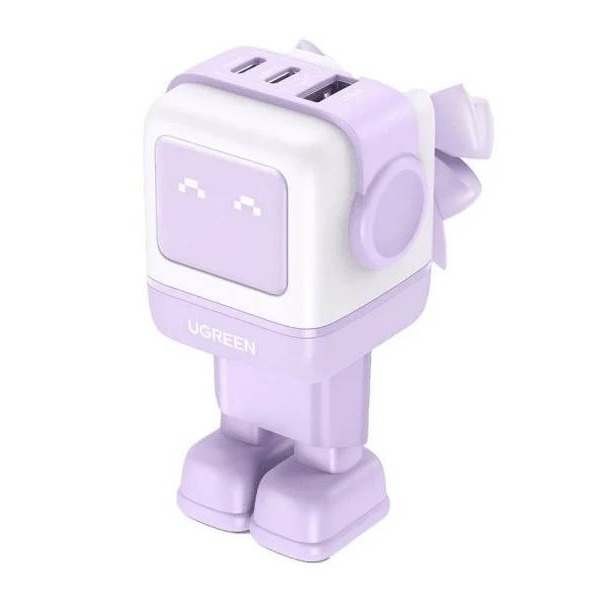 UGREEN - Cargador Ugreen Nexode Robot 65W GaN con 3 puertos