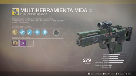 Destiny 2: cómo conseguir la Multiherramienta Mida