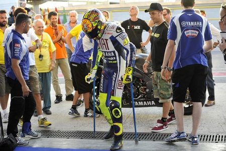 Valentino Rossi correrá en Alemania, o al menos eso parece